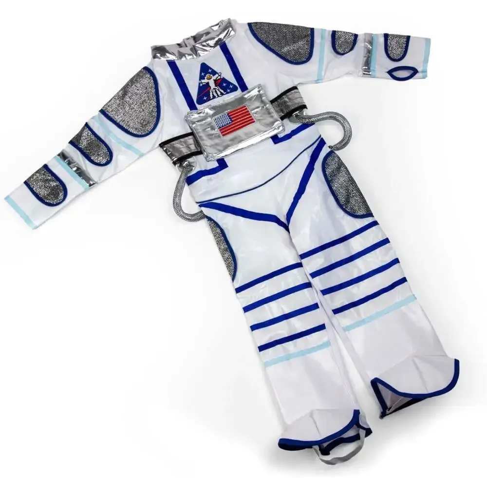 Teetot & Co Astronaut Space Suit Costume Kids 7-8 Helmet NASA Space Halloween